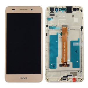 TOUCH+DISPLAY COM FRAME HUAWEI Y6 2, Y6 II, Y6-2, CAM-L21 DOURADO 5.5"