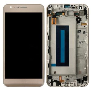 TOUCH+DISPLAY COM FRAME LG X CAM/K580/K580F/K580H/K580I/K580Y 5.2" DOURADO