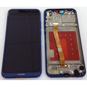 TOUCH+DISPLAY COM FRAME HUAWEI P20 LITE 2018/NOVA 3E 5.84" AZUL