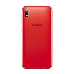 TAMPA TRASEIRA SAMSUNG A10, A105 VERMELHO COM CHASSI