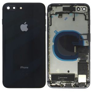 TAMPA TRASEIRA APPLE IPHONE 8 PLUS COM FLEX PRETO