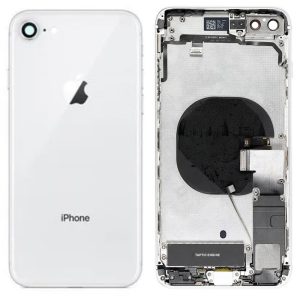 TAMPA TRASEIRA APPLE IPHONE 8 PLUS COM FLEX BRANCO