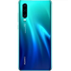 TAMPA TRASEIRA HUAWEI P30 AZUL COM CAMERA LENS