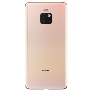 TAMPA TRASEIRA HUAWEI MATE 20 COM CAMERA LENS ROSA