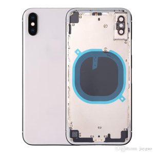 TAMPA TRASEIRA APPLE IPHONE XS (COM CHASSI) BRANCO