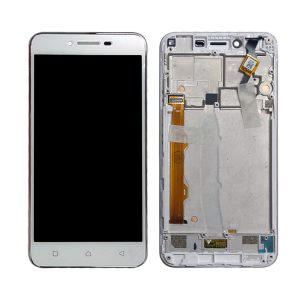 TOUCH+DISPLAY COM FRAME LENOVO VIBE K5 PLUS 5.0" BRANCO