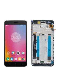 TOUCH+DISPLAY COM FRAME LENOVO K6 5.0" PRETO