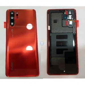 TAMPA TRASEIRA HUAWEI P30 PRO COM CAMERA LENS VERMELHO