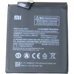 BATERIA XIAOMI REDMI NOTE 5A MI 5X 5A PRO, MI A1 BN31 3000MAH