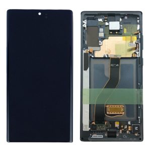 TOUCH+DISPLAY COM FRAME SAMSUNG GALAXY NOTE 10/N970F PRETO 6.3" ORIGINAL