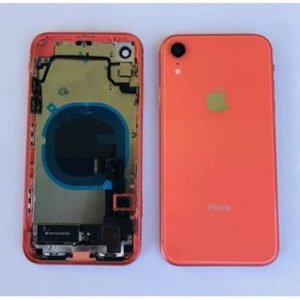 TAMPA TRASEIRA APPLE IPHONE XR COMPLETO LARANJA
