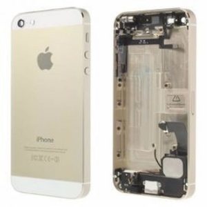TAMPA TRASEIRA APPLE IPHONE 5SE COM FLEX DOURADO