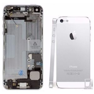 TAMPA TRASEIRA APPLE IPHONE 5SE COM FLEX BRANCO