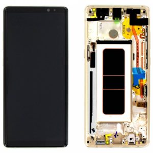 TOUCH+DISPLAY COM FRAME SAMSUNG GALAXY NOTE 8/N950 DOURADO