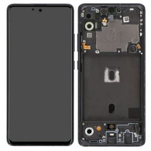 TOUCH+DISPLAY COM FRAME SAMSUNG GALAXY A51 5G/A516 6.5" PRETO ORIGINAL