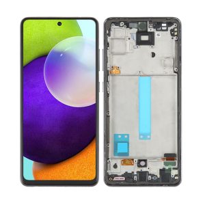 TOUCH+DISPLAY COM FRAME SAMSUNG GALAXY A52 4G/5G/A525F/A526B 6.5" PRETO ORIGINAL