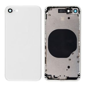 TAMPA TRASEIRA APPLE IPHONE SE 2ND BRANCO COM FRAME
