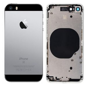 TAMPA TRASEIRA APPLE IPHONE SE 2ND CINZA COM FRAME