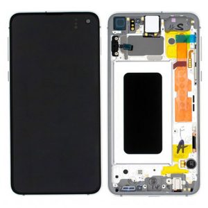 TOUCH+DISPLAY COM FRAME SAMSUNG GALAXY S10E/G970 5.8" BRANCO