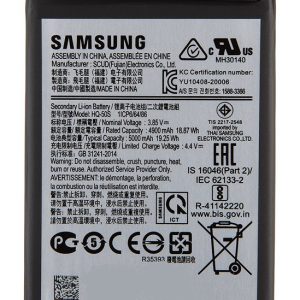 BATERIA SAMSUNG GALAXY A02S/A03S/A025/A037/HQ-50S 5000MAH 3.85V 19.25WH