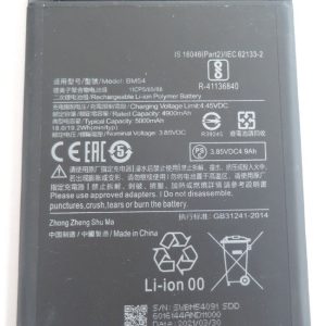 BATERIA XIAOMI BM54 REDMI NOTE 9T