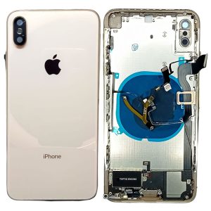 TAMPA TRASEIRA APPLE IPHONE XS MAX DOURADO COMPLETO