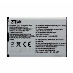 BATERIA ZTE CS-ZTJ890SL LI3717T42P3H654458 1700MAH 3.7V