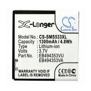 BATERIA CAMERON SINO GALAXY MINI/DART/WAVE 533 GT-S5570/SMS533XL/GT-S5330 1300MA