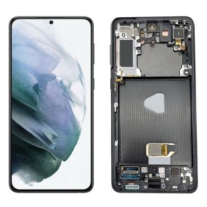 TOUCH+DISPLAY COM FRAME SAMSUNG GALAXY S21 PLUS 5G /G996 6.7" PRETO ORIGINAL SEM