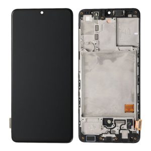 TOUCH+DISPLAY COM FRAME SAMSUNG GALAXY A41/A415 6.1" PRETO ORIGINAL