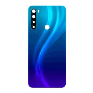 TAMPA TRASEIRA XIAOMI REDMI NOTE 8T AZUL COM LENTE DE CÂMERA