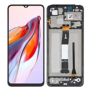 TOUCH+DISPLAY COM FRAME XIAOMI REDMI 12C 6.71" PRETO
