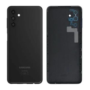 TAMPA TRASEIRA SAMSUNG GALAXY A04S/A047 PRETO COM LENTE DE CÂMERA