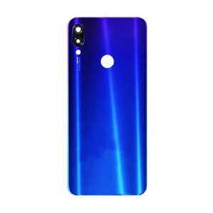 TAMPA TRASEIRA XIAOMI REDMI NOTE 7 AZUL COM LENTE DE CÂMERA