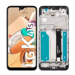 TOUCH+DISPLAY COM FRAME LG K41S/K410 6.55" PRETO