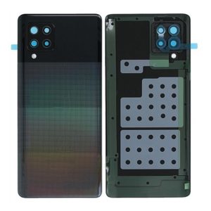 TAMPA TRASEIRA SAMSUNG GALAXY A42 5G/A426 PRETO COM LENTE DE CÂMERA