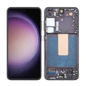 TOUCH+DISPLAY COM FRAME SAMSUNG GALAXY S23 5G/S911B 6.1" PRETO ORIGINAL