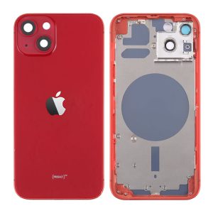 TAMPA TRASEIRA APPLE IPHONE 13 VERMELHO COM FRAME