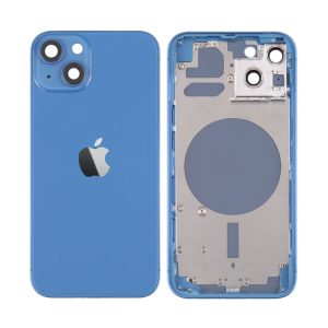 TAMPA TRASEIRA APPLE IPHONE 13 AZUL COM FRAME