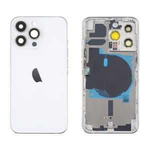 TAMPA TRASEIRA APPLE IPHONE 12 PRO BRANCO COM FRAME