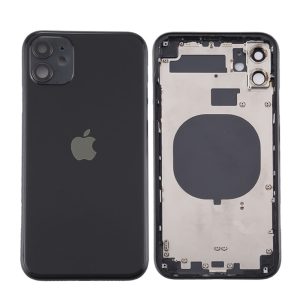 TAMPA TRASEIRA APPLE IPHONE 11 PRETO COM FRAME