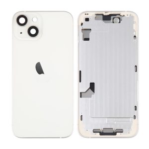 TAMPA TRASEIRA APPLE IPHONE 14 PLUS BRANCO COM FRAME