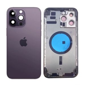 TAMPA TRASEIRA APPLE IPHONE 14 PRO ROXO COM FRAME