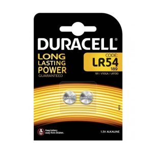 PILHAS DURACELL LR54/191/V10GA/LR1130 1.5V