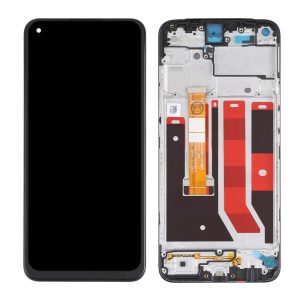 TOUCH+DISPLAY COM FRAME OPPO A53/A53S 4G 6.5" PRETO
