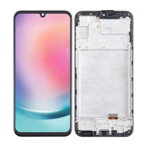 TOUCH+DISPLAY COM FRAME SAMSUNG GALAXY A24 4G/A245 6.5" INCELL PRETO
