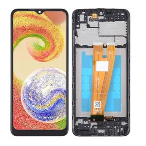 TOUCH+DISPLAY COM FRAME SAMSUNG GALAXY A04/A045 6.5" PRETO ORIGINAL