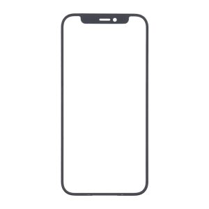 LENTE DE VIDRO FRONTAL APPLE IPHONE 12/IPHONE 12 PRO PRETO OCA