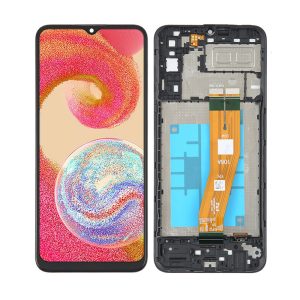 TOUCH+DISPLAY COM FRAME SAMSUNG GALAXY A04E/A042 6.5" PRETO