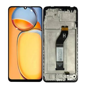 TOUCH+DISPLAY COM FRAME XIAOMI REDMI 13C 4G/5G 6.74" PRETO